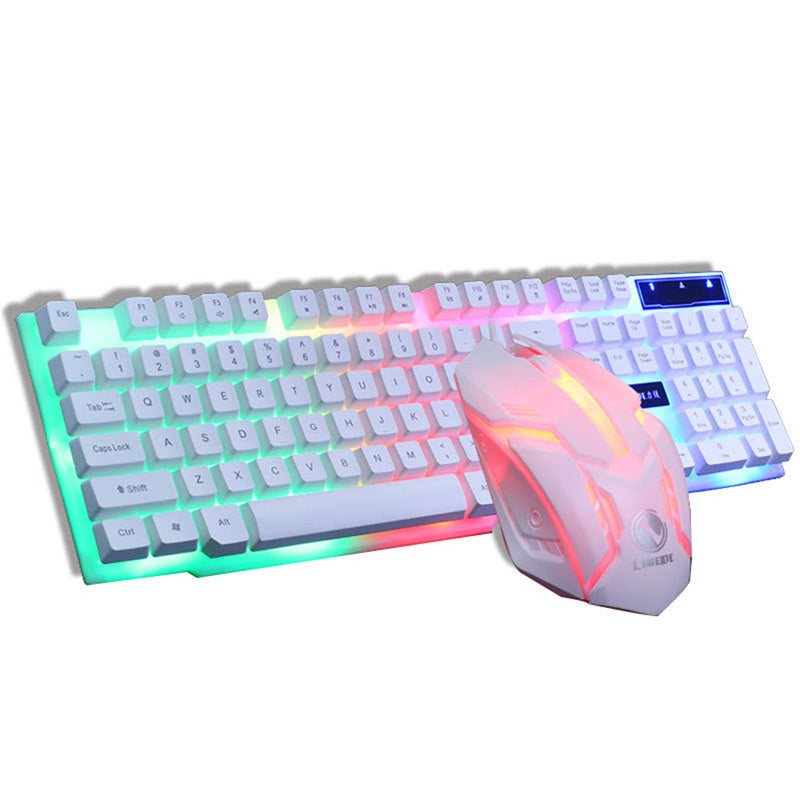 GTX300 Gaming CF LOL Gaming Keyboard Mouse Glowing Set - Nyaabs