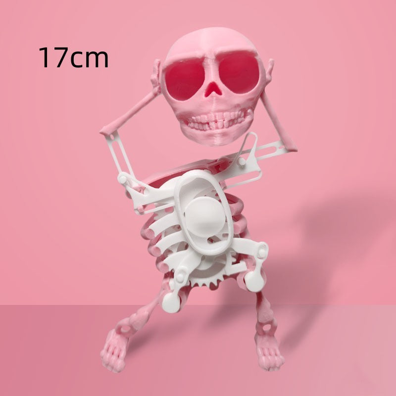 3D Model Mini Skull Printing Customized Funny Style Lucky Toy Finished Product Decompression Tool - Nyaabs