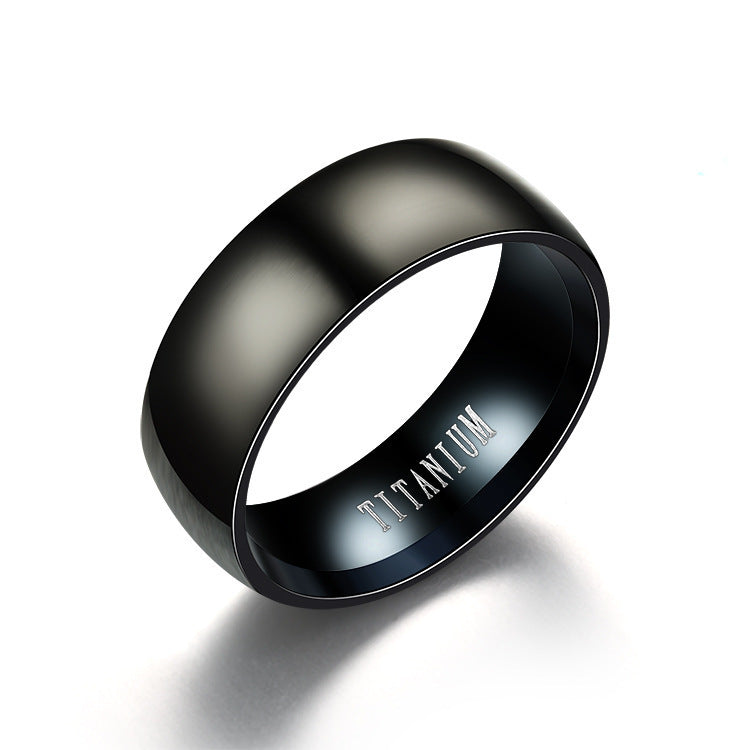 TITANIUM Titanium Steel Ring Men - Nyaabs