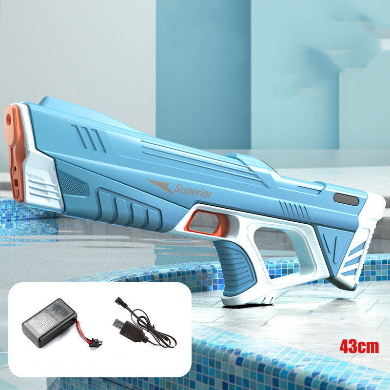 Summer Full Automatic Electric Water Gun Toy Induction Water Absorbing High-Tech Burst Water Gun Beach Outdoor Water Fight Toys - Nyaabs