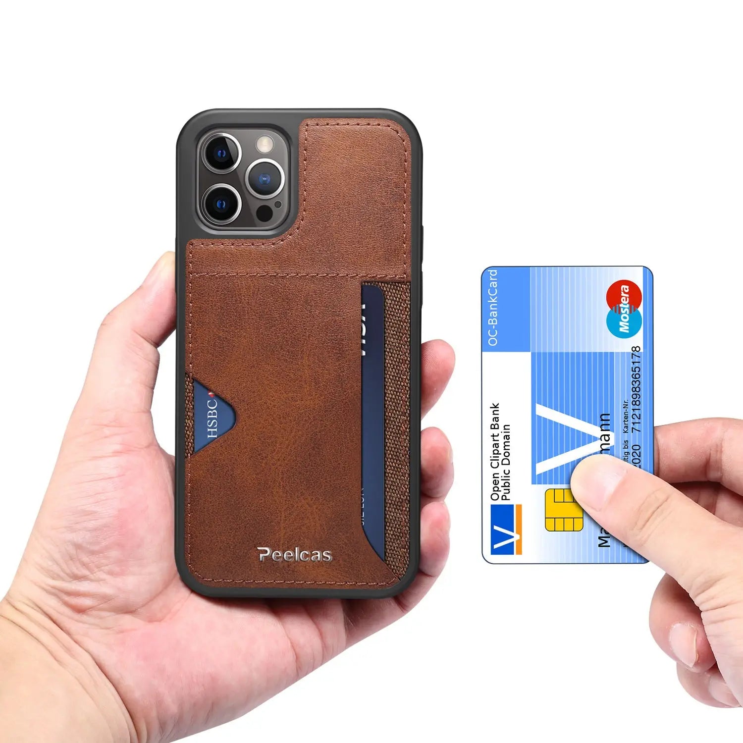 Phone  Business Back Leather Card Phone Case - Nyaabs