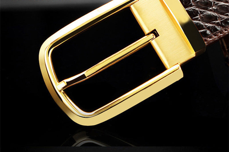 Business Casual Belt Men's Pin Buckle - Nyaabs