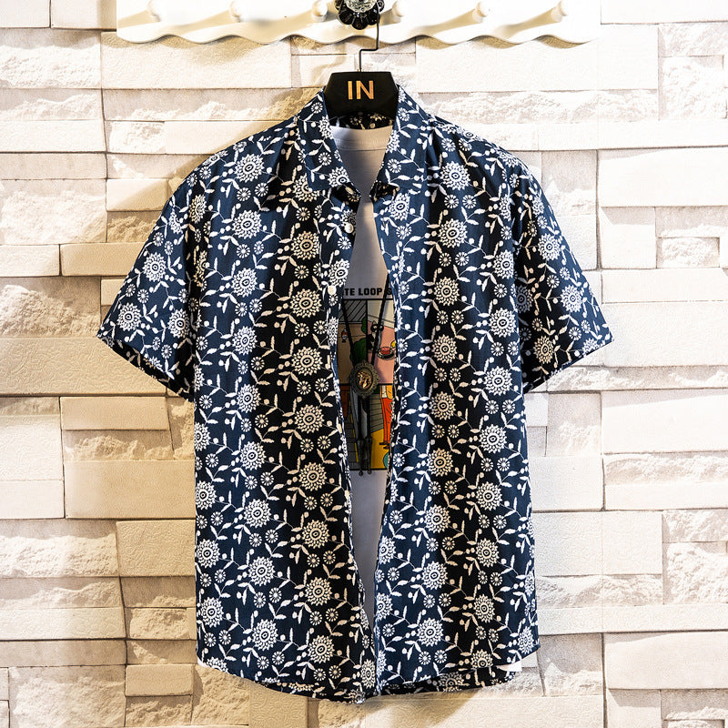 Fashion Casual Floral Shirt For Men My Store