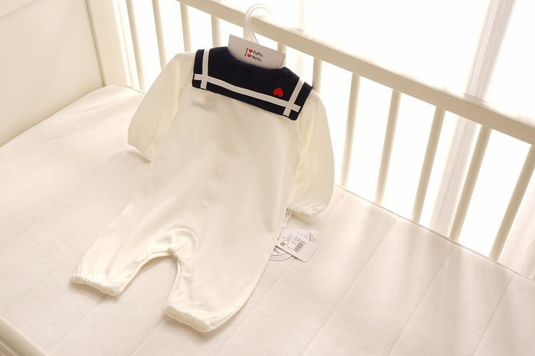 Navy Style Baby Clothes Newborn Clothes Baby Onesies - Nyaabs