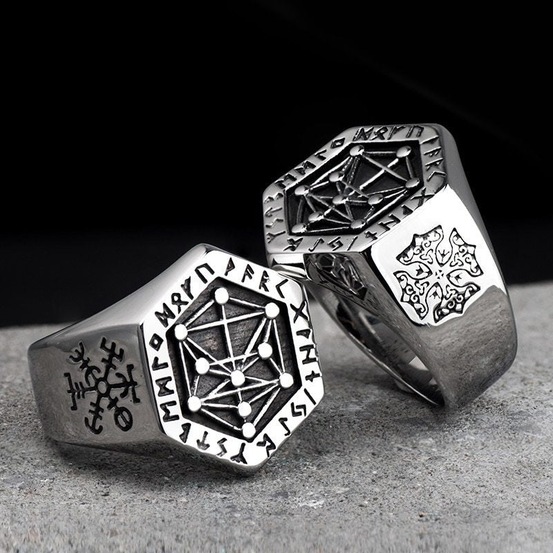 Nordic Viking ring for men - Nyaabs