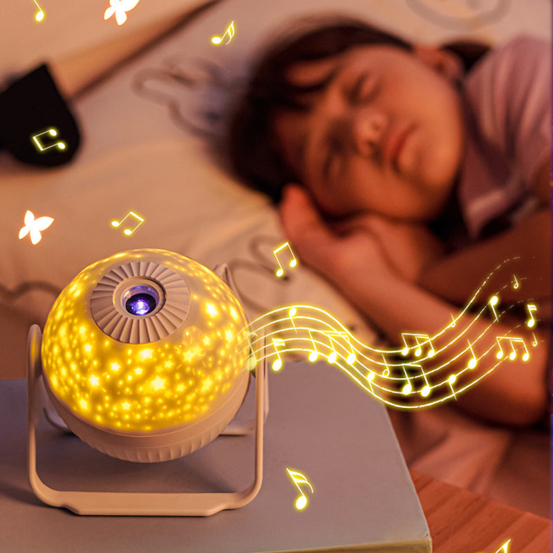 Galaxy Projector Starry Sky Projection Bedroom Bedside Decoration Night Light - Nyaabs