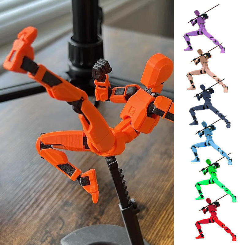 Multi-Jointed Movable Shapeshift Robot 2.0 3D Printed Mannequin Dummy Action Model Doll Toy Kid Gift - Nyaabs