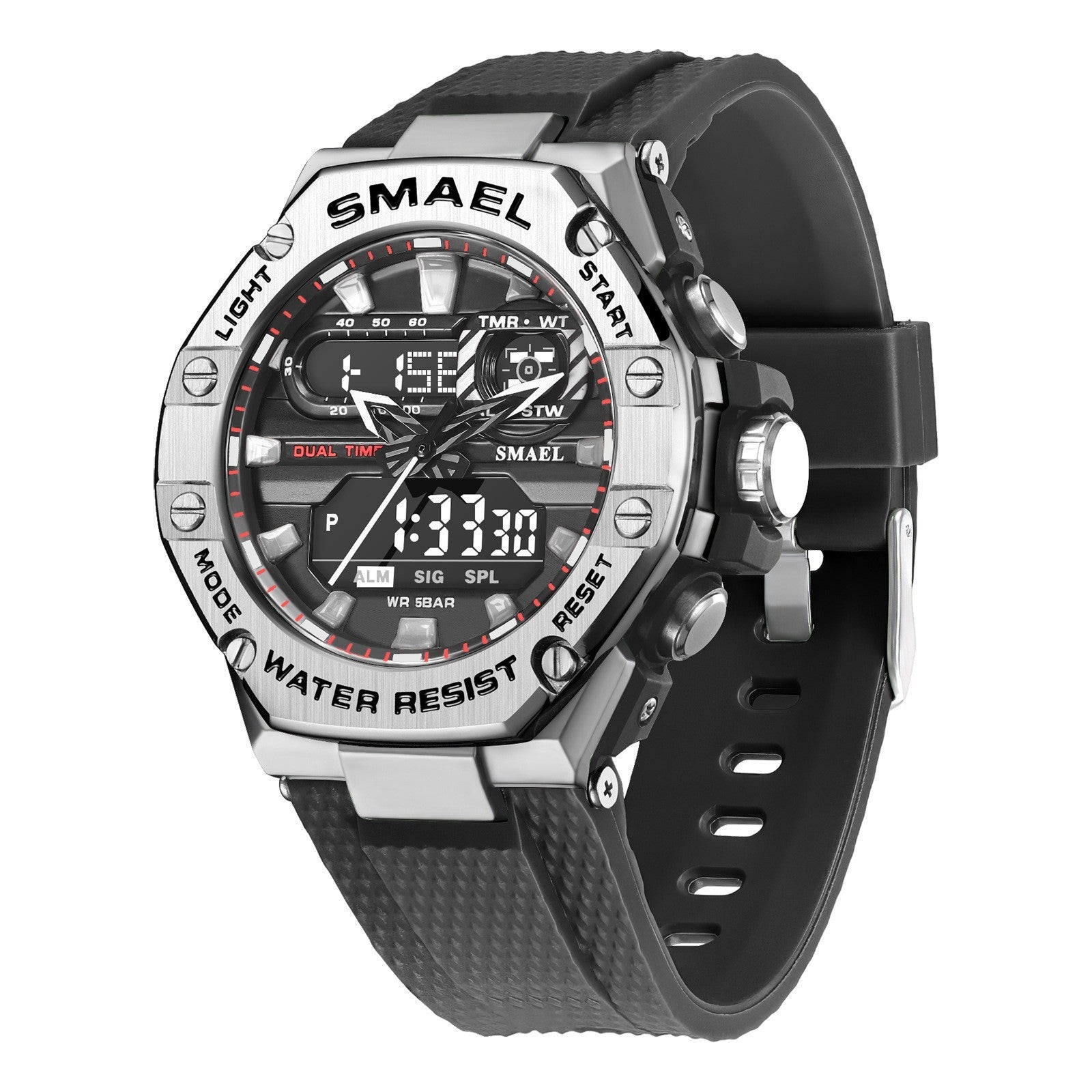 Digital Alloy Electronic Watch Men - Nyaabs