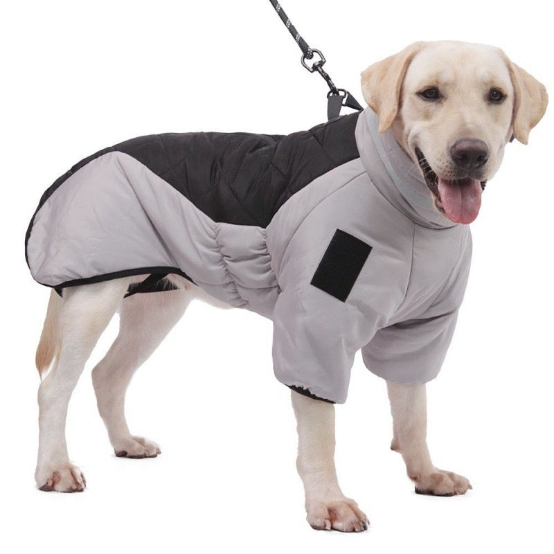 New Winter Dog Coat Waterproof Pet Clothes For Medum Large Dogs Warm Thicken Dog Vest Custome Labrador Jacket - Nyaabs