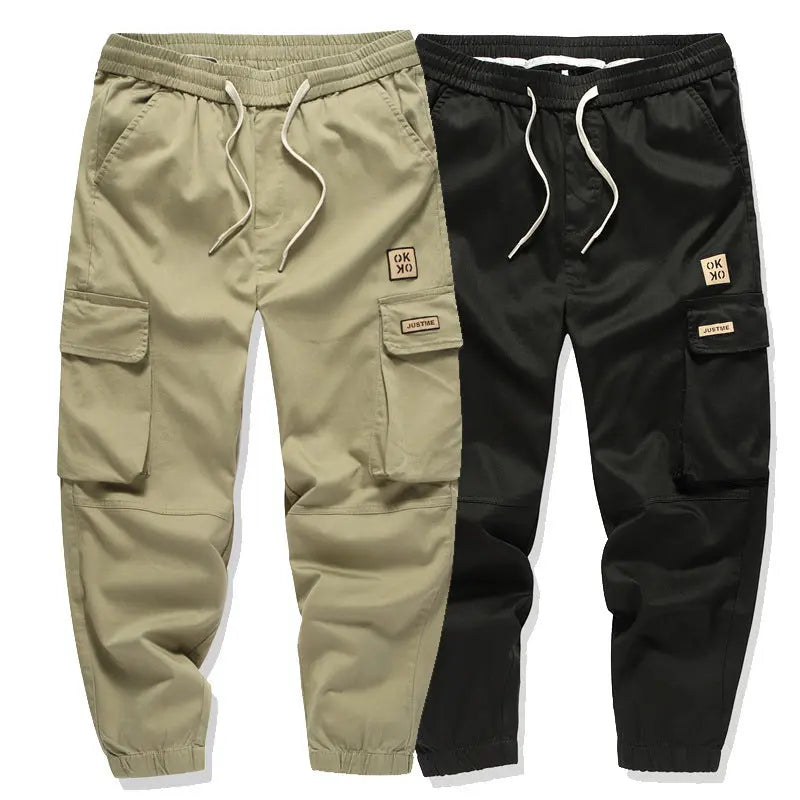 Men's Fashionable Casual Multi Bag Pants - Nyaabs