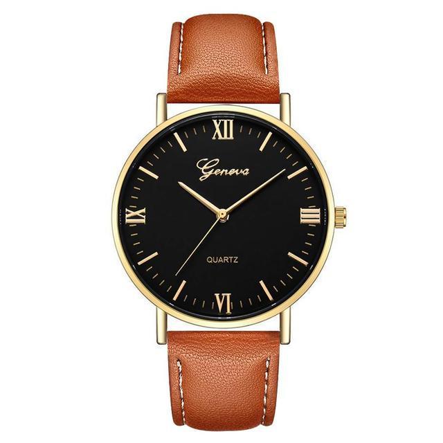 Simple Roman Literal Student Casual Quartz Watch - Nyaabs