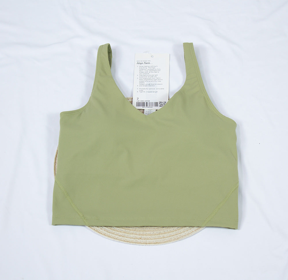 Ladies U Shape Sports Vest Yoga Wear - Nyaabs