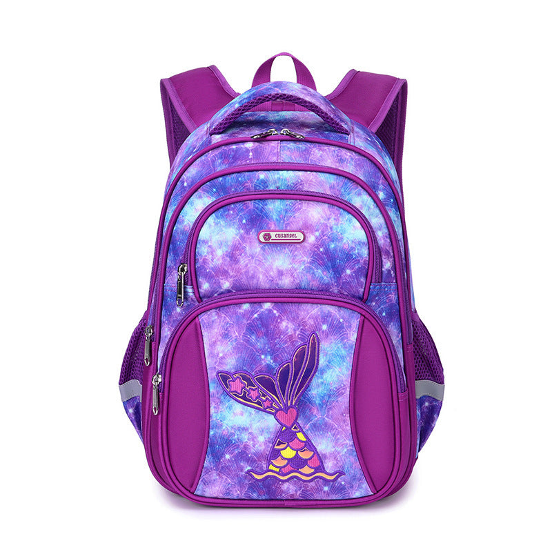 Primary School Boys Large Capacity Children's Backpack Space Schoolbag - Nyaabs