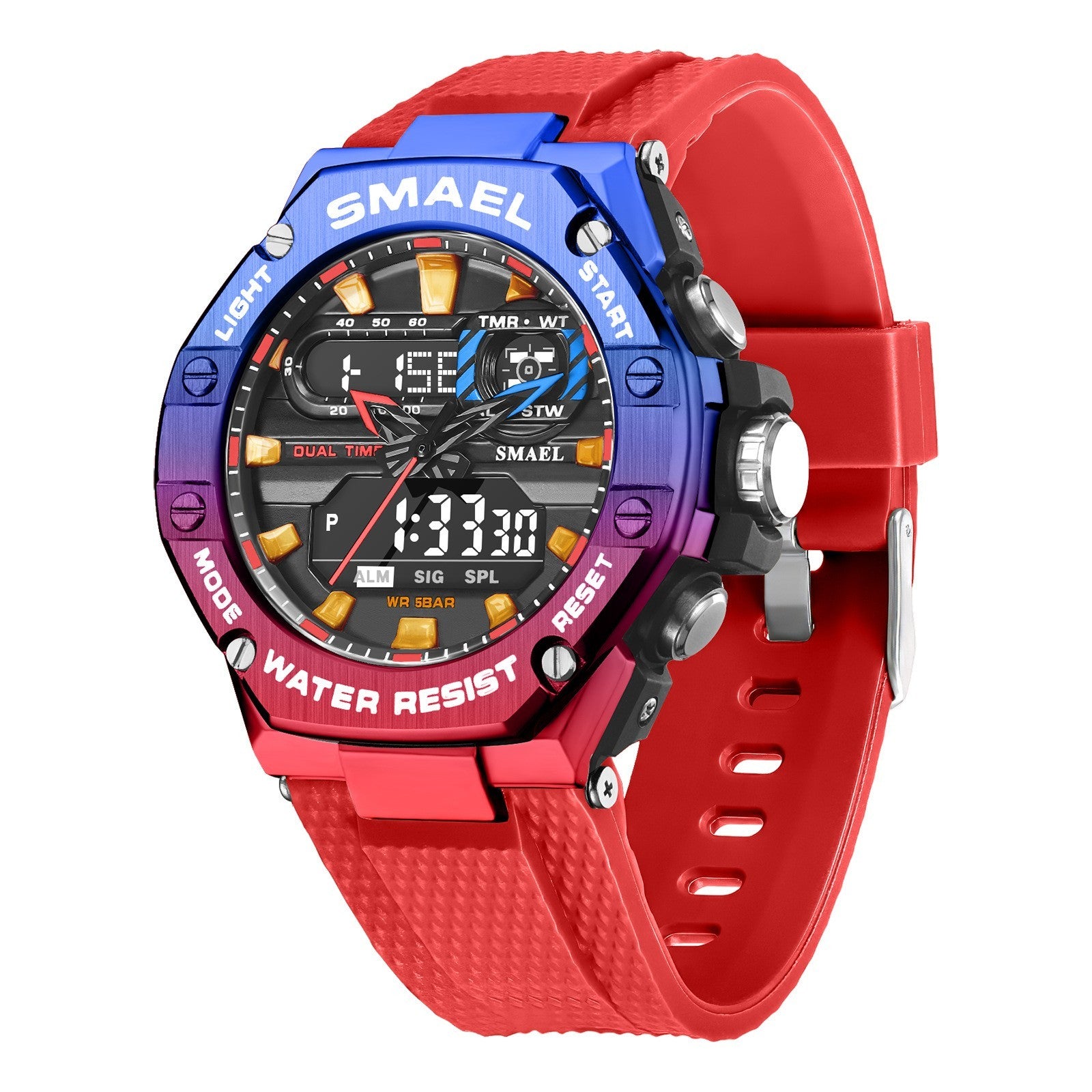 Digital Alloy Electronic Watch Men - Nyaabs