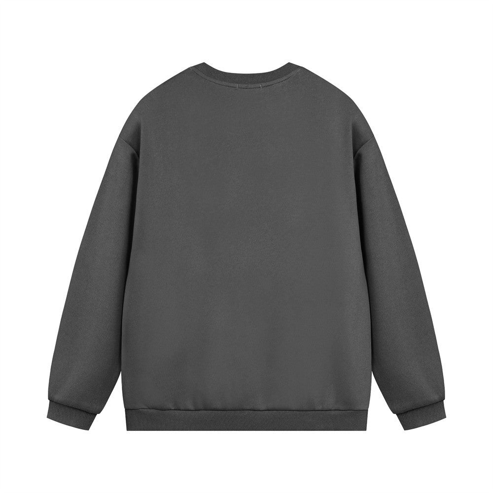 Fashion Solid Color Loose Sweater Men - Nyaabs