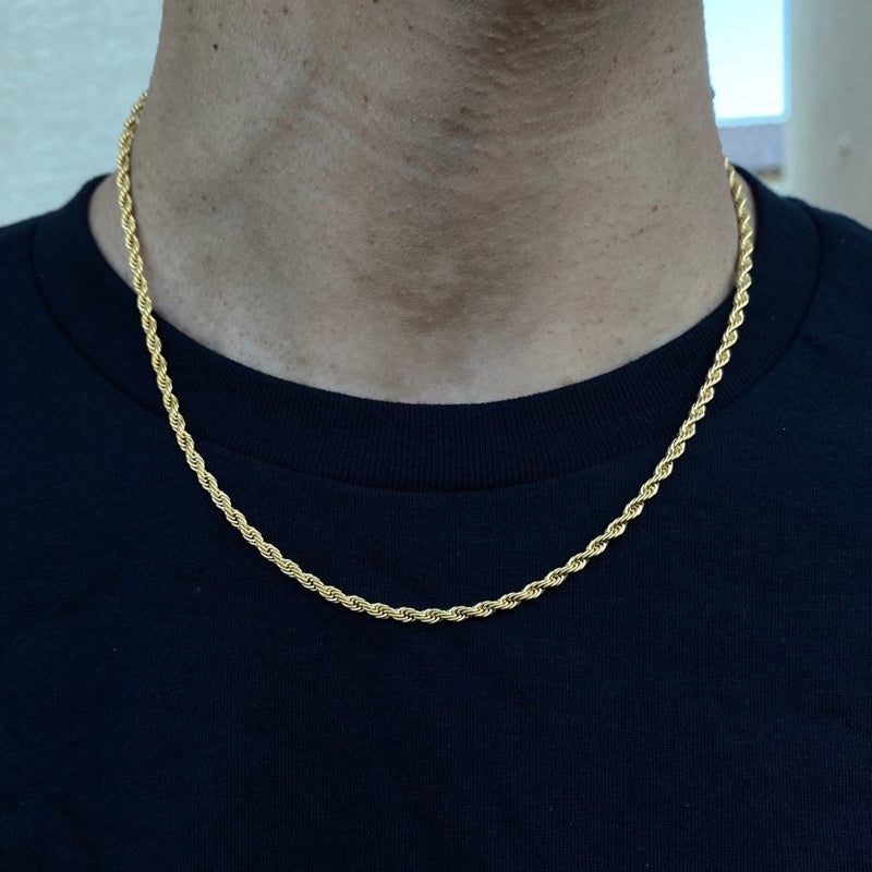 Temperament Fashion Cube Rope Chain Men Necklace - Nyaabs