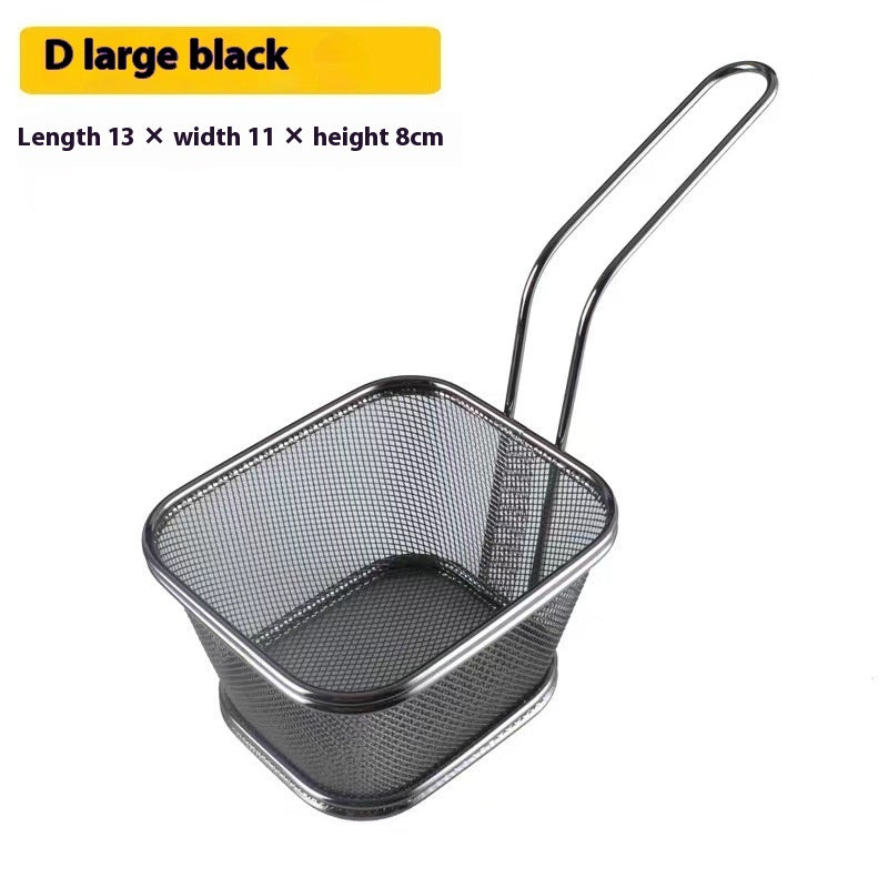 304 Stainless Steel Chips Basket Mini Frying Basket - Nyaabs