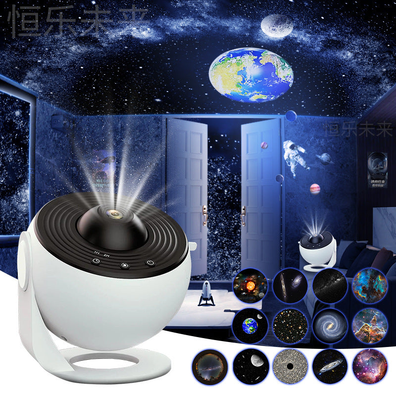 Night Light Galaxy Projector Starry Sky Projector 360 Rotate Planetarium Lamp For Kids Bedroom Valentines Day Gift Wedding Deco - Nyaabs