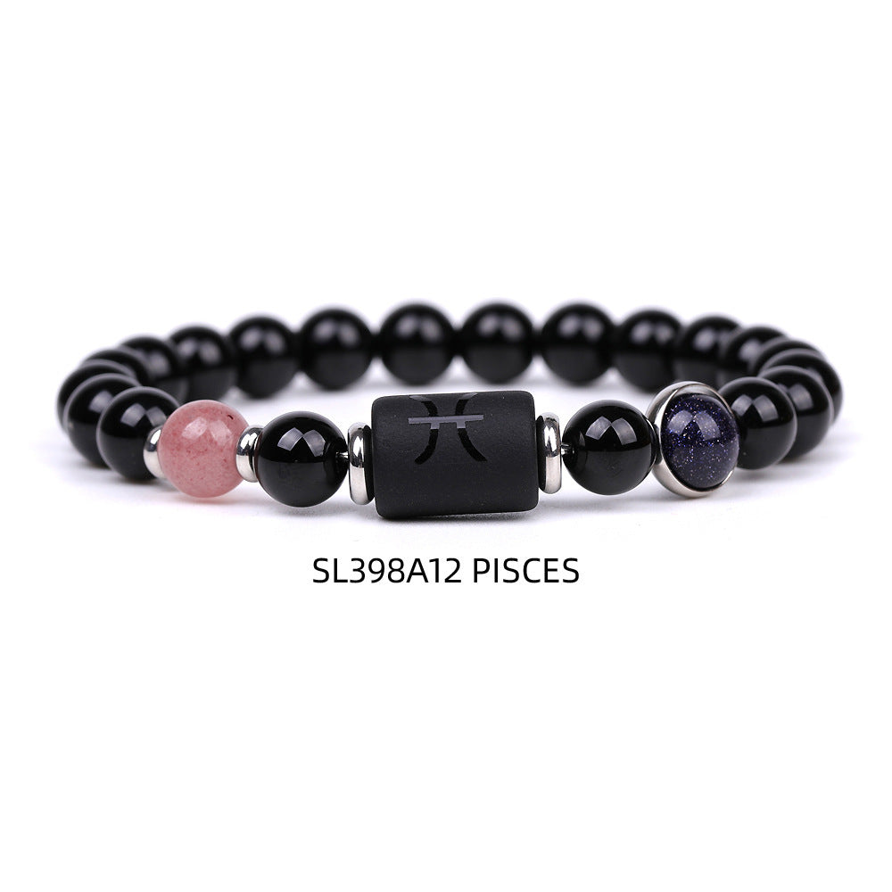 Fashion Twelve Constellations Bracelets Men - Nyaabs