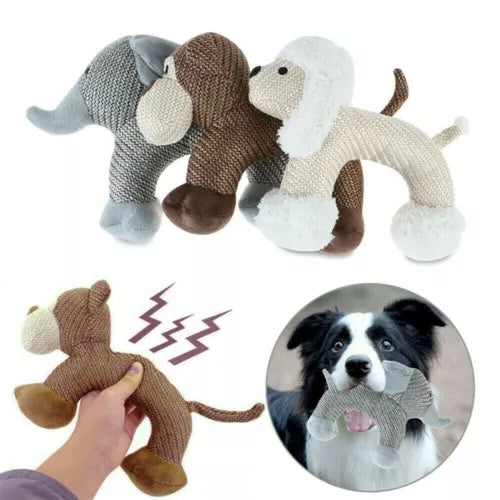 Dog Chew Toys For Small Large Dogs Bite Resistant Dog Squeaky Duck Toys Interactive Squeak Puppy Dog Toy Pets Supplies Pet Products - Nyaabs