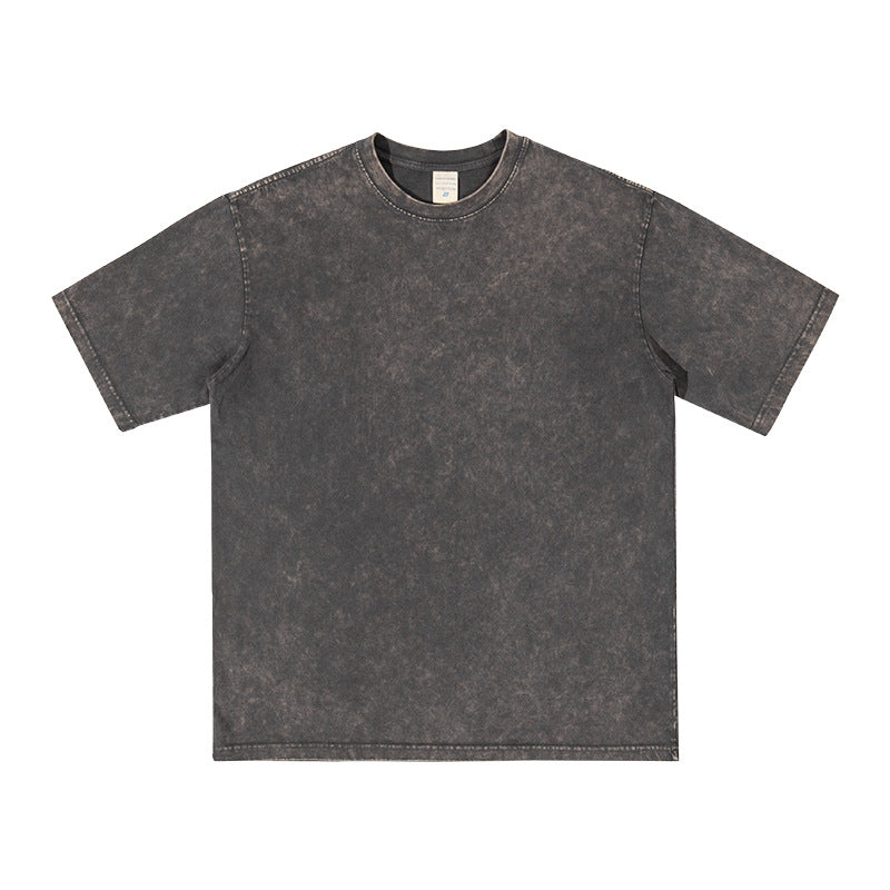 American Retro Washed T-shirt Short Sleeve - Nyaabs