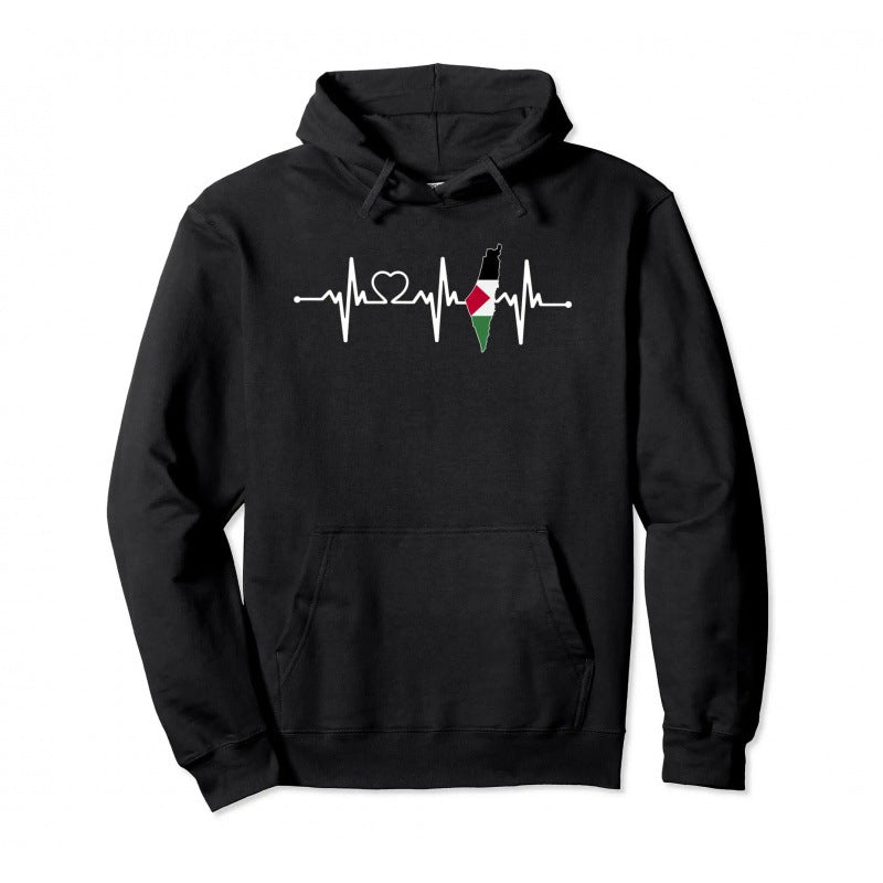 Palestine Pullover Hoodie Warm Hoodie Fashion Hip Hop Street Wear Pullover Men Women Casual Sweatshirt - Nyaabs