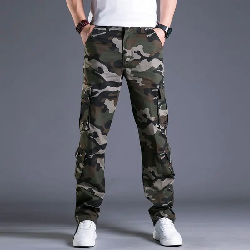 Men's Straight Outdoor Camouflage Pants - Nyaabs