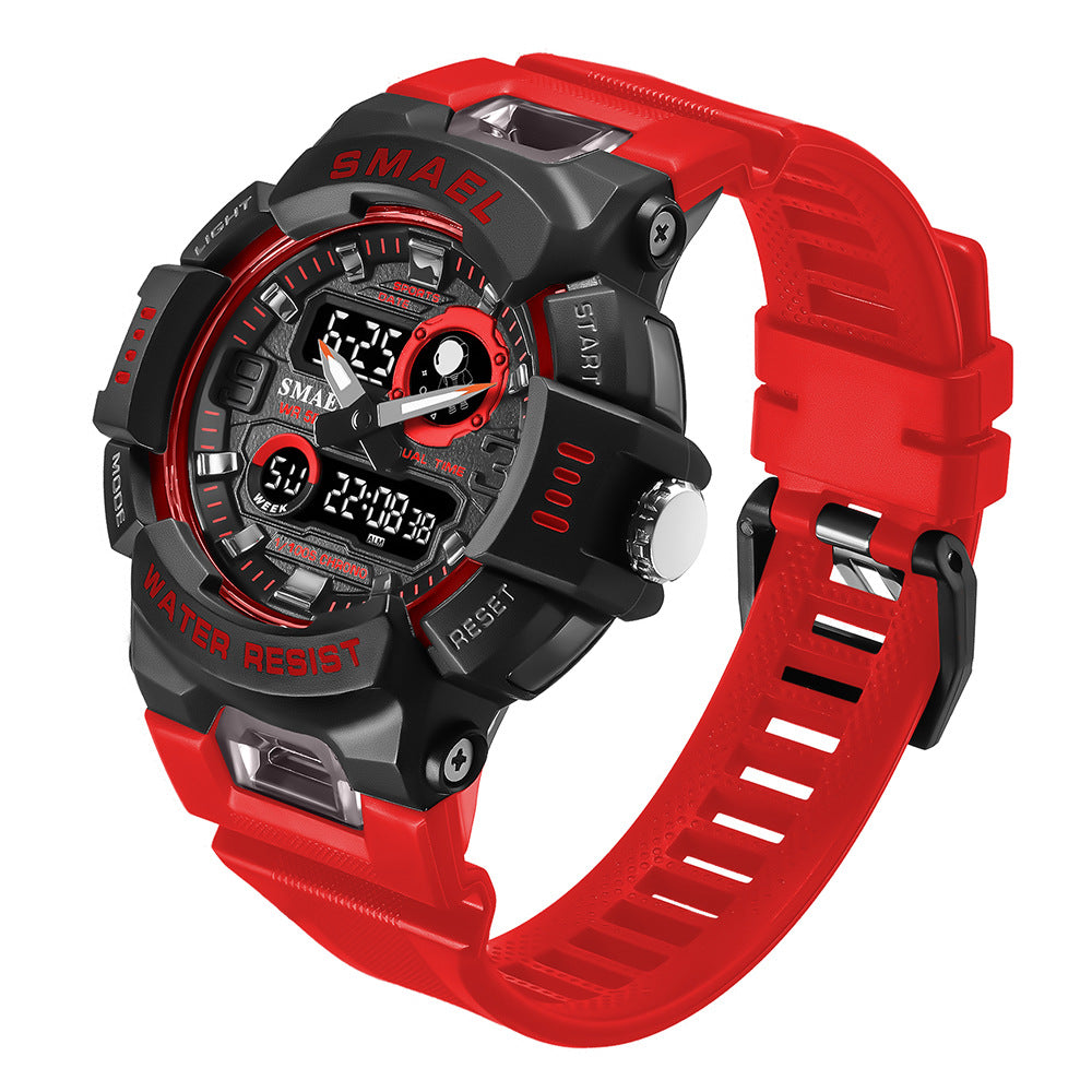 Multi-functional Waterproof Watch For Male And Female Students - Nyaabs