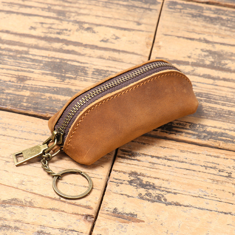 Men's Leather Multi-functional Clutch Coin Purse - Nyaabs