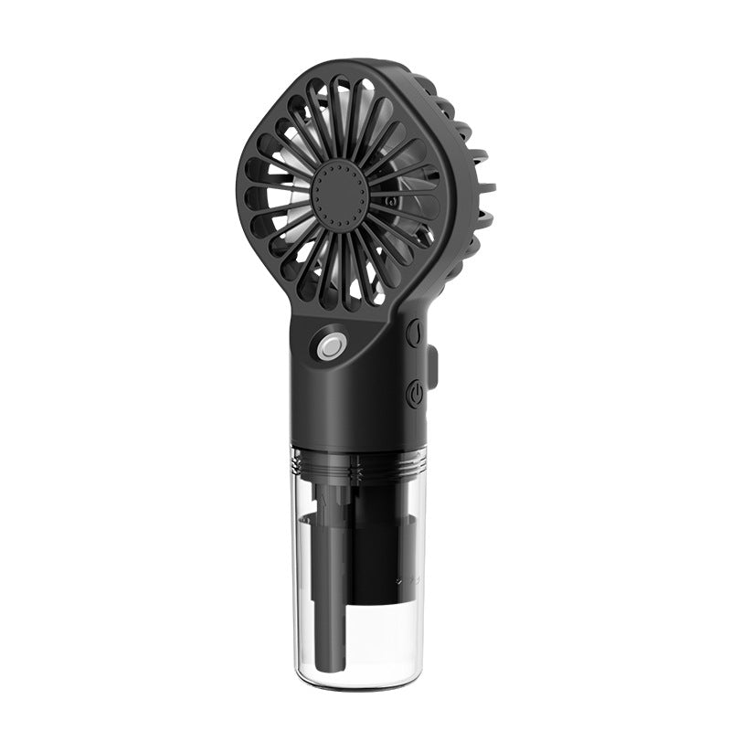 Portable Handheld Spray Fan 4-Speed Water Spray Mist Fan Summer Cooling Artifact USB Charging Summer Supplies Outdoor Mini Fan - Nyaabs