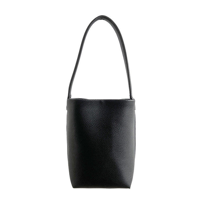 Single Shoulder Round Bag Women's Large Capacity Simple - Nyaabs