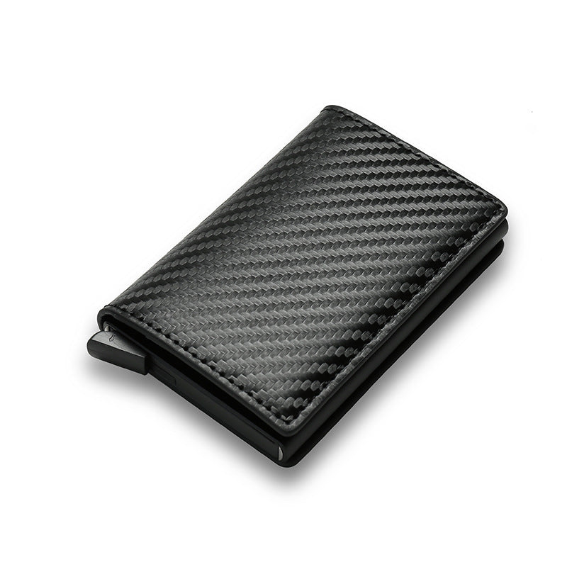 Credit Card Holder Smart Minimalist Wallet Pocket Men Women Slim Cardholder Bank Secure Creditcard Case - Nyaabs