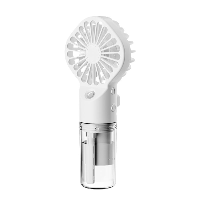 Portable Handheld Spray Fan 4-Speed Water Spray Mist Fan Summer Cooling Artifact USB Charging Summer Supplies Outdoor Mini Fan - Nyaabs