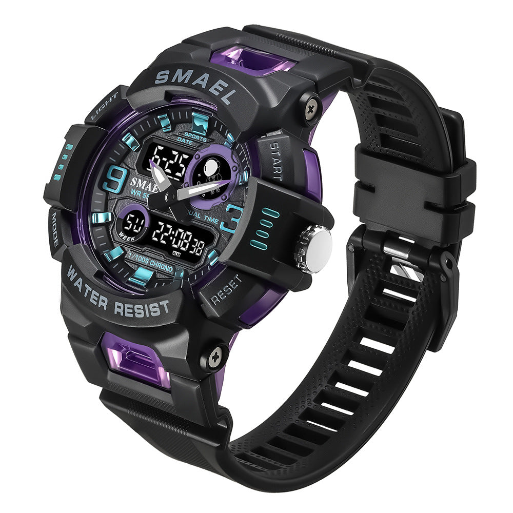 Multi-functional Waterproof Watch For Male And Female Students - Nyaabs