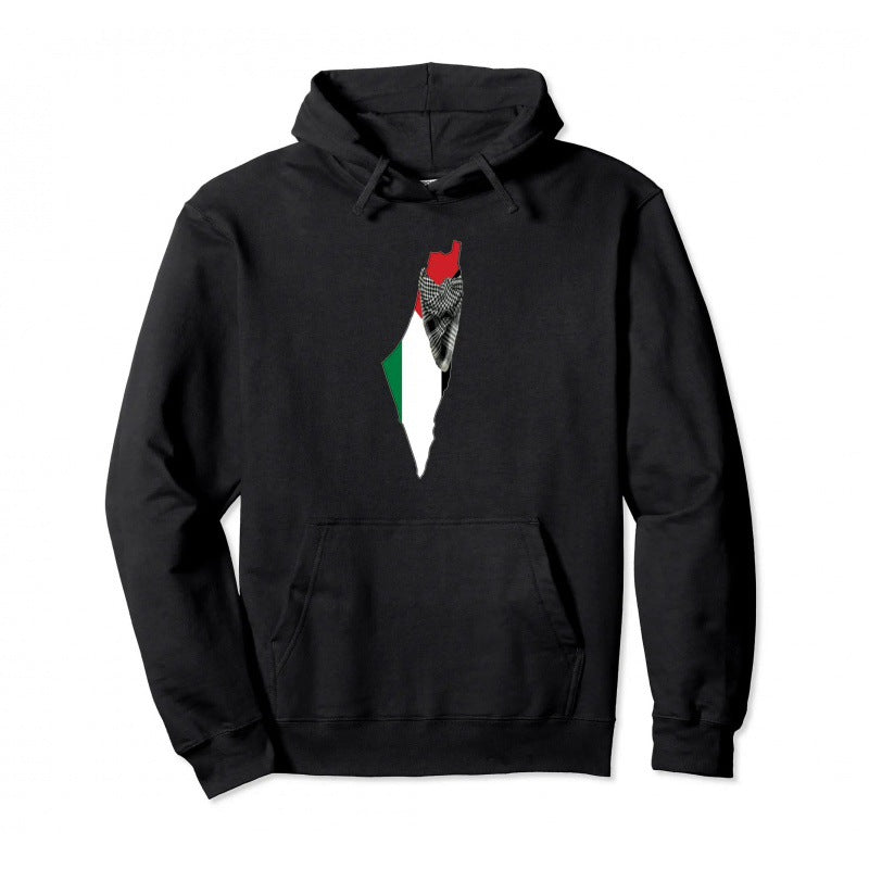 Palestine Pullover Hoodie Warm Hoodie Fashion Hip Hop Street Wear Pullover Men Women Casual Sweatshirt - Nyaabs