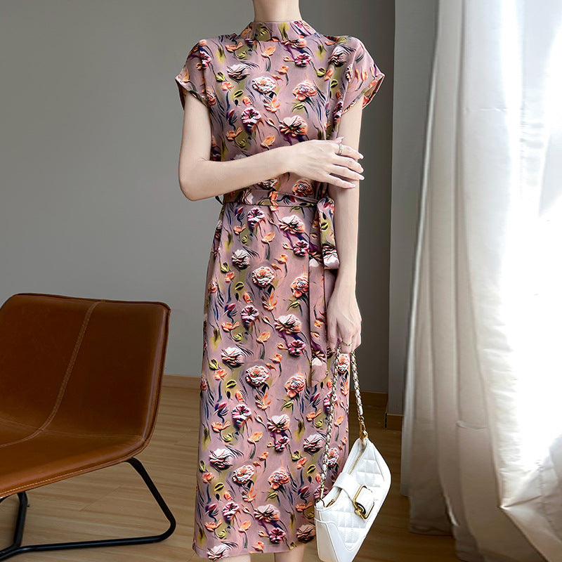 High-grade New Chinese Floral Dress nyaabs.com