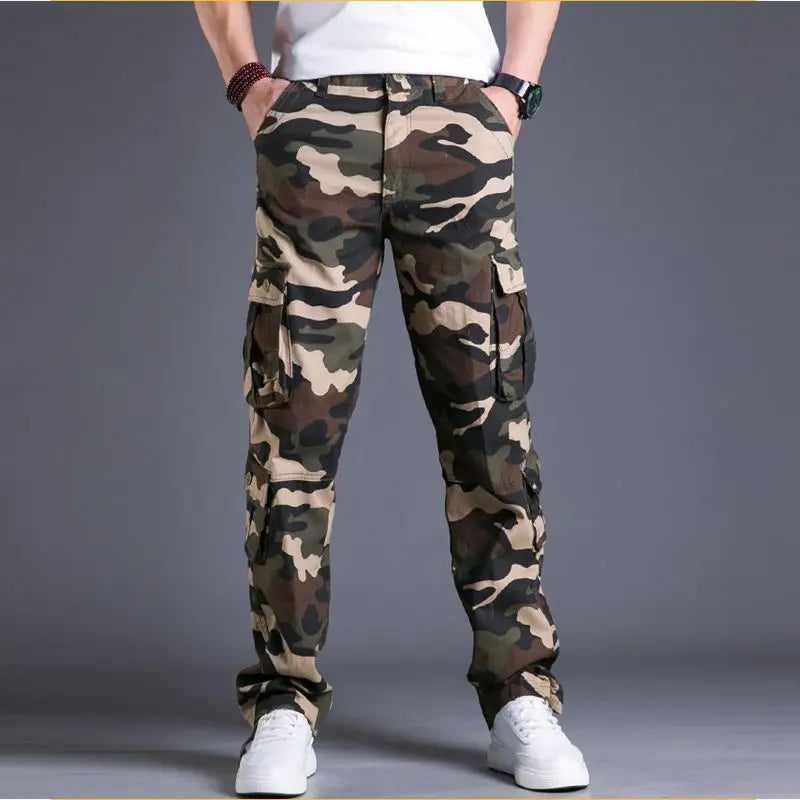 Men's Straight Outdoor Camouflage Pants - Nyaabs