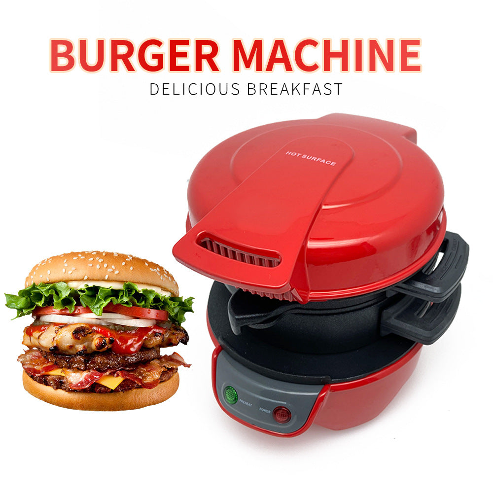 Household Breakfast Machine Hamburg Sandwich Maker With Egg Cooker Ring Machine Bread Sandwich Machine Waffle Machine - Nyaabs