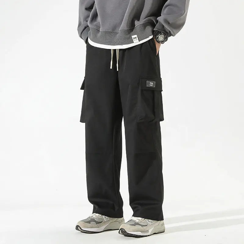 Straight Multi-pocket Casual Pants For Boys - Nyaabs