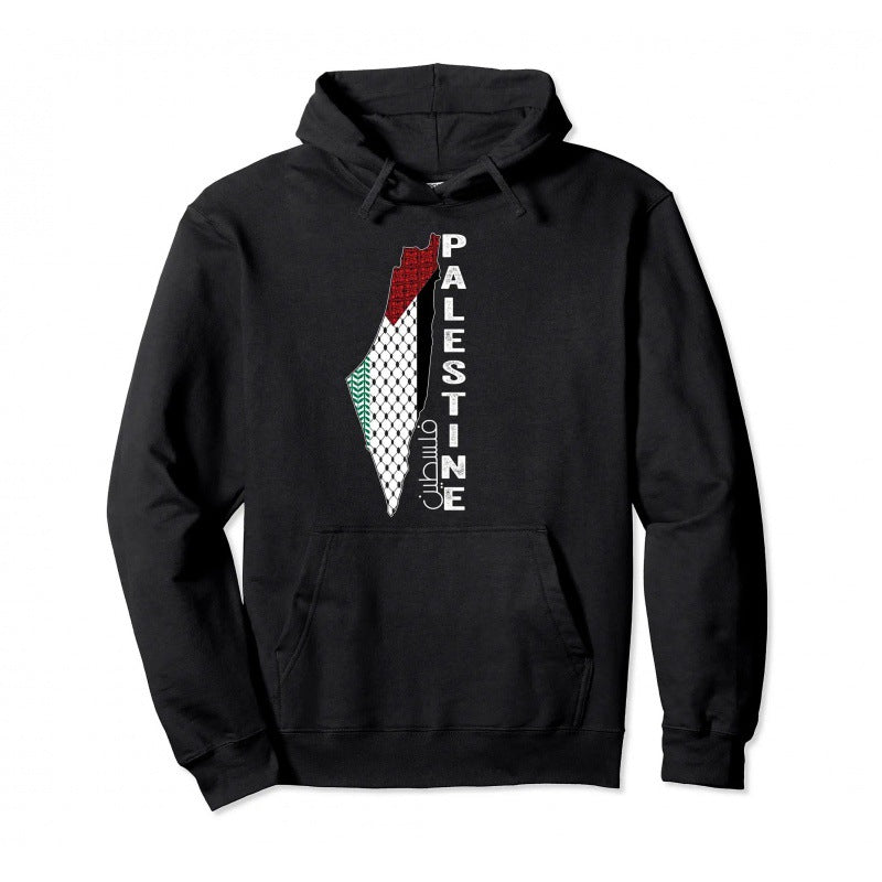 Palestine Pullover Hoodie Warm Hoodie Fashion Hip Hop Street Wear Pullover Men Women Casual Sweatshirt - Nyaabs