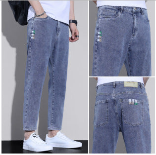 Stretch Ankle Length Casual Pants Men - Nyaabs