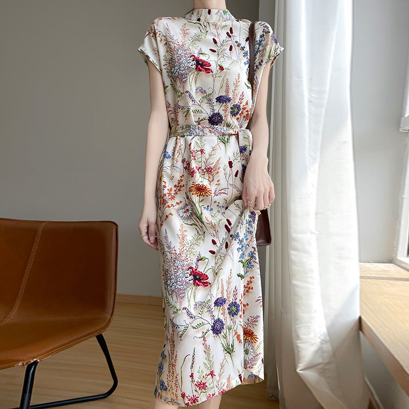 High-grade New Chinese Floral Dress nyaabs.com