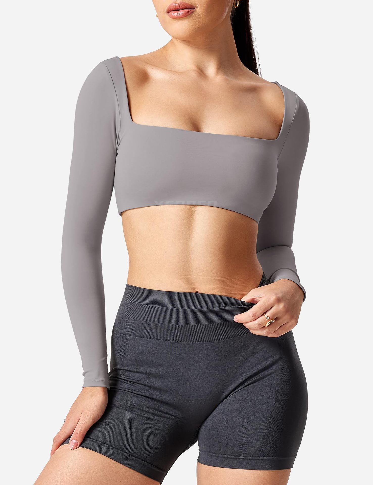 Long Sleeve Yoga Wear Outdoor Sports Top - Nyaabs