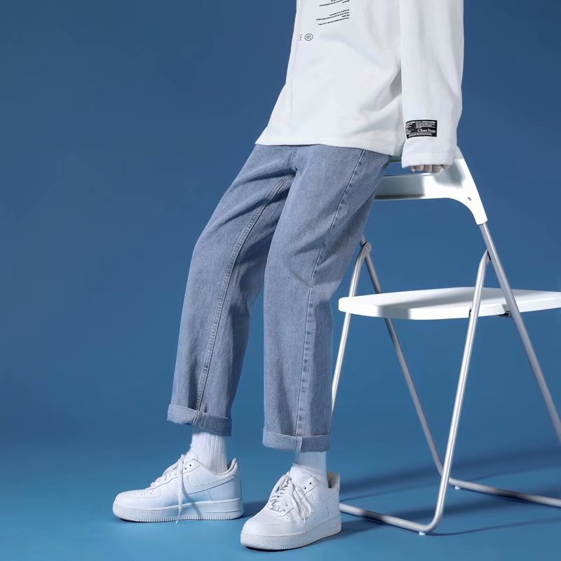 Jeans Men's Loose Straight Trend - Nyaabs