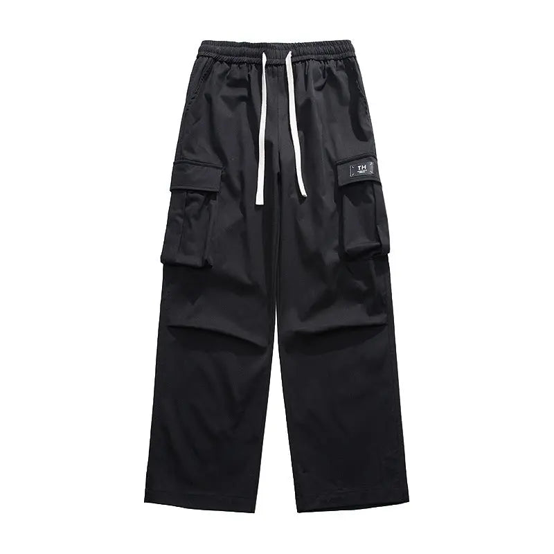 Straight Multi-pocket Casual Pants For Boys - Nyaabs