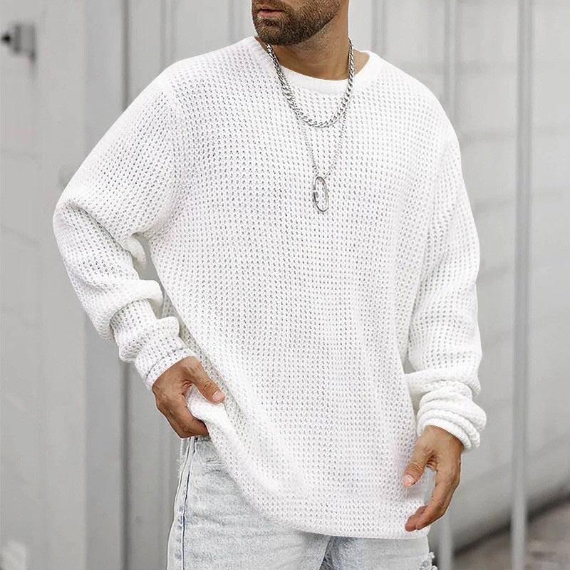 Long Sleeve Crew Neck Casual Men's Loose My Store