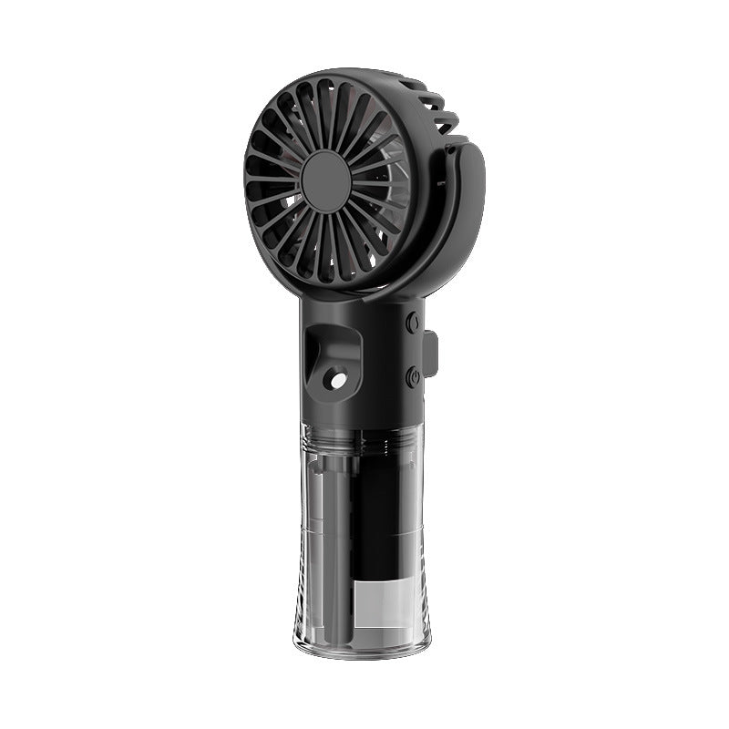 Portable Handheld Spray Fan 4-Speed Water Spray Mist Fan Summer Cooling Artifact USB Charging Summer Supplies Outdoor Mini Fan - Nyaabs