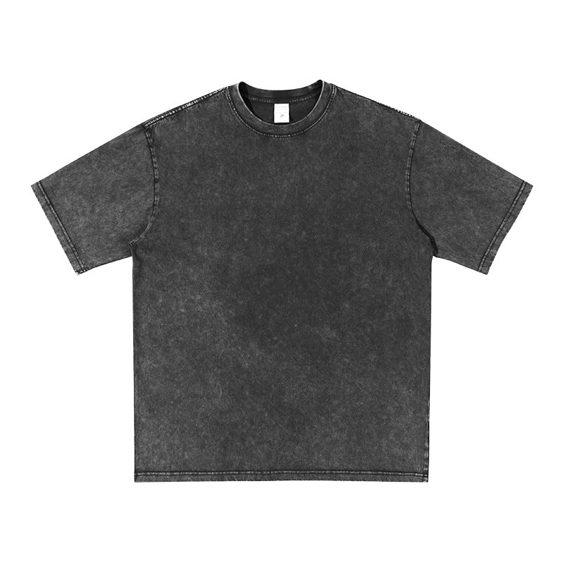 American Retro Washed T-shirt Short Sleeve - Nyaabs