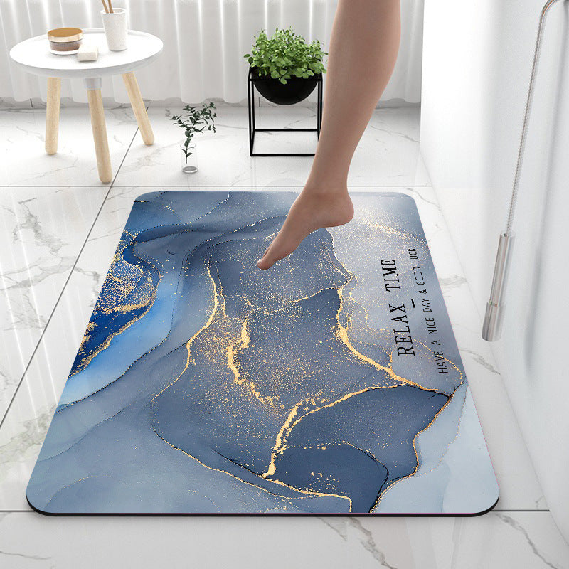 Home Gadget Anti-Slip Mat Super Absorbent Bathroom Floor Mat Diatom Mud Suitable For Kitchen Toilet - Nyaabs