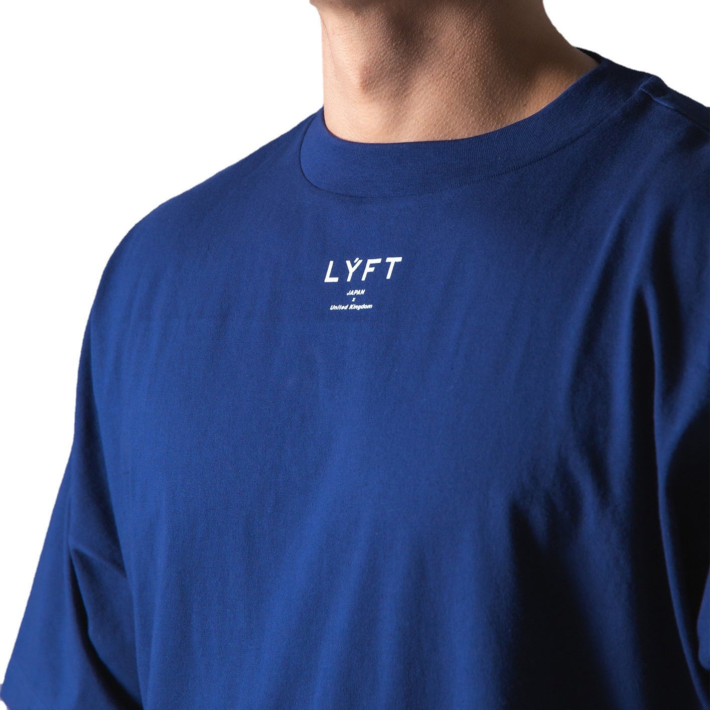 LFYT muscle men's summer and autumn sports T-shirt men's fitness loose top elastic basketball Korean version large size short-sleeved men - Nyaabs